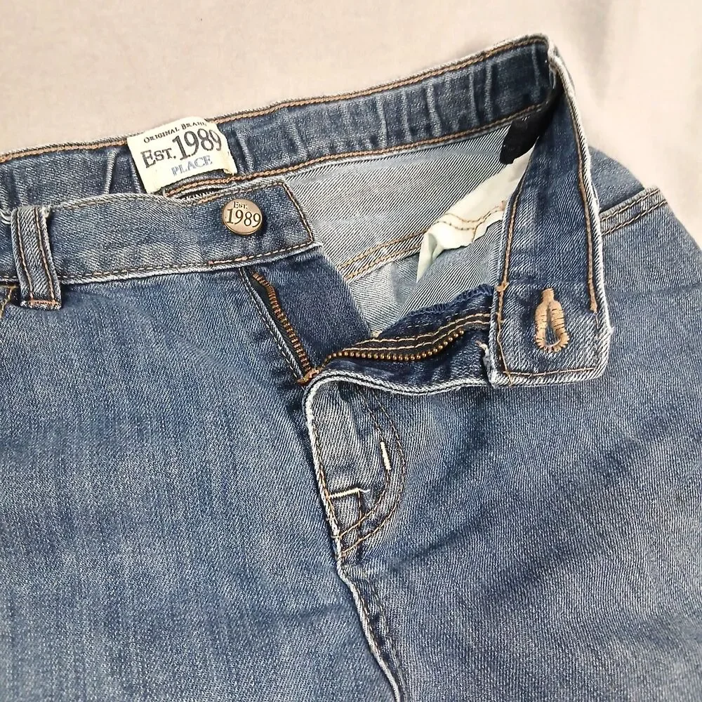 The Children's Place Skinny Jeans Adjustable Waist Denim Pants Youth Boys 14